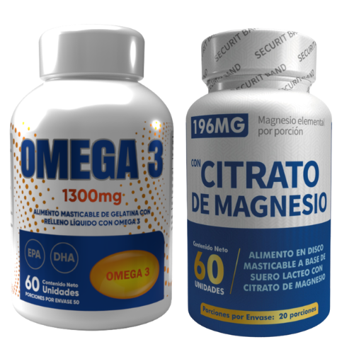 Combo Bienestar Total – Citrato de Magnesio + Omega 3